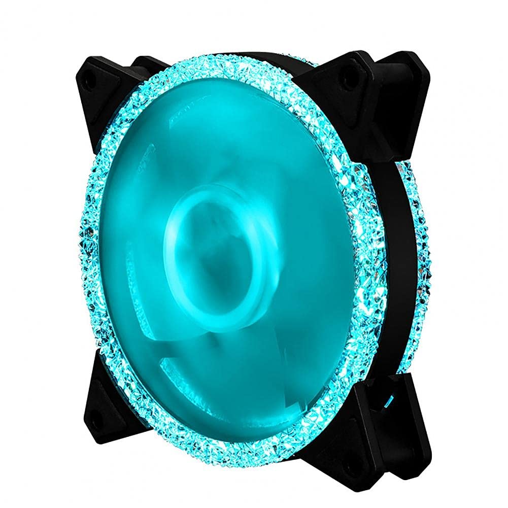 Ventilateur de refroidissement CPU radiateur LED 12cm pour châssis PC DIY