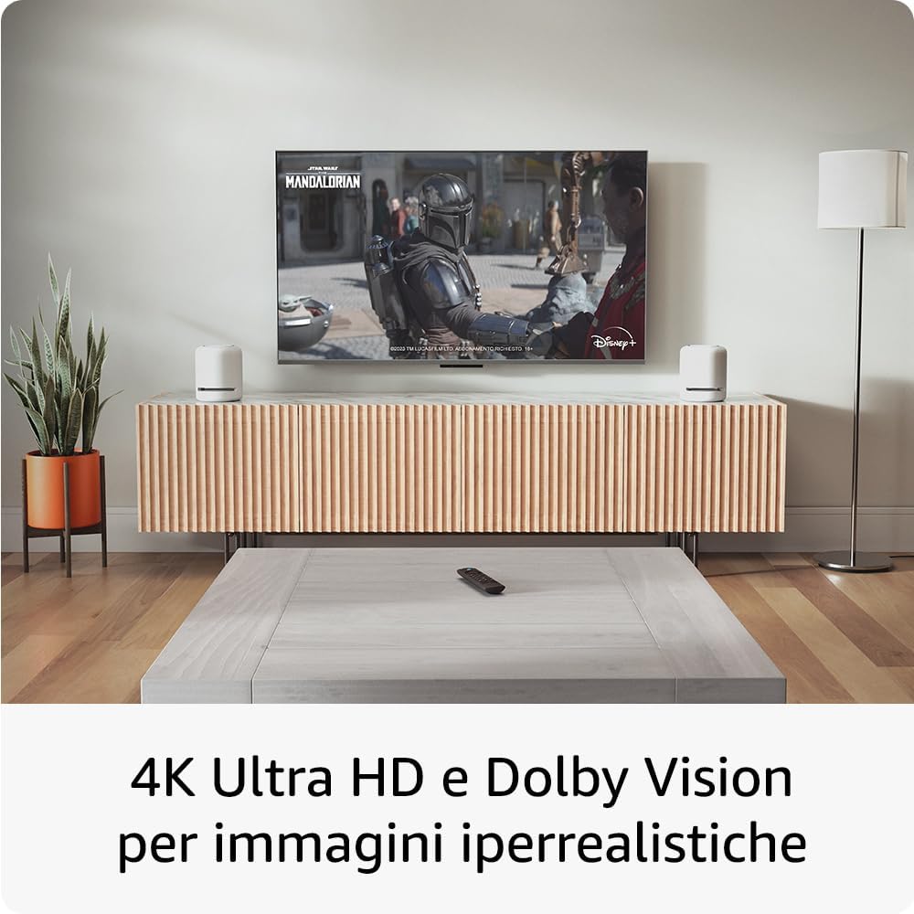 Ricondizionato Certificato|Fire TV Stick 4K Max di Amazon | Dispositivo per lo streaming con supporto per Wi-Fi 6E e modalità ambiente