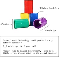 Vista 4 de Conectores de botella Tornado Cyclone, conector de plástico Tornado Conectores de botellas de vórtice para estudiantes Prueba de experimento