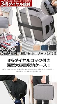 Amazon.co.jp: ［スーツケースカンパニー］防犯 3桁ダイヤル