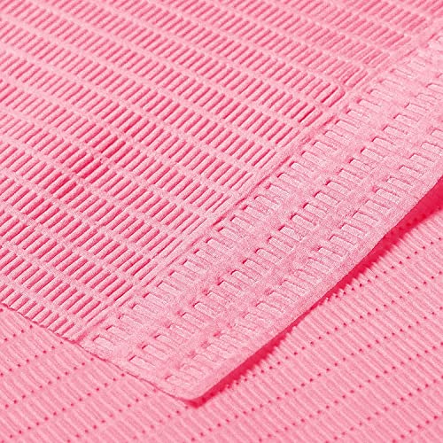 Jmu 250Pcs Dental Bibs Pink, Disposable Dental Bibs, 3 Ply Waterproof Patients Bibs For Dental Tattoo Nail Salon Tray Covers 13" X 18" #TOP2