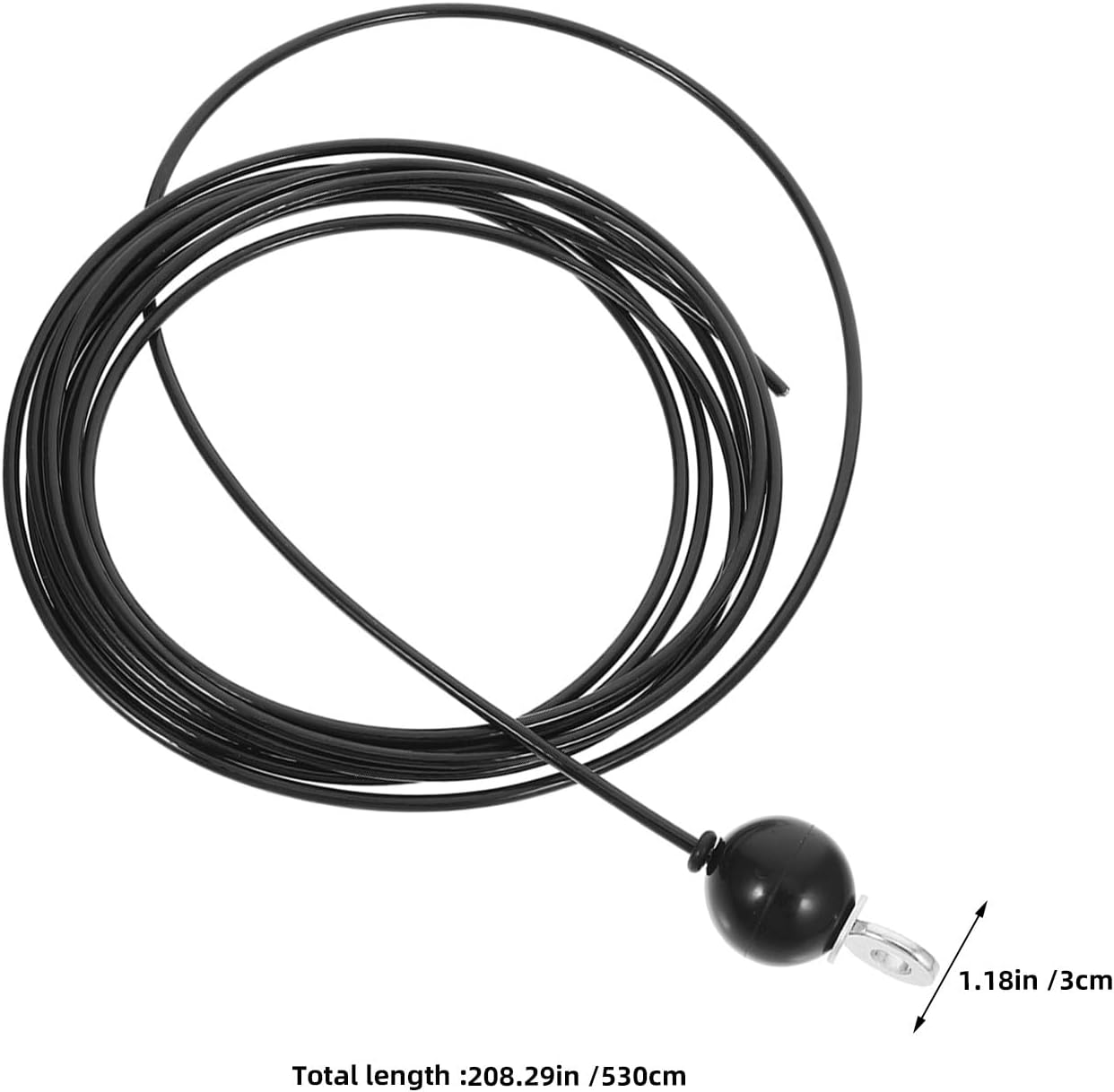 YARNOW 2sets Gym Pulldown Replacement Cable, 196 Inch Fitness Wire Rope image 2
