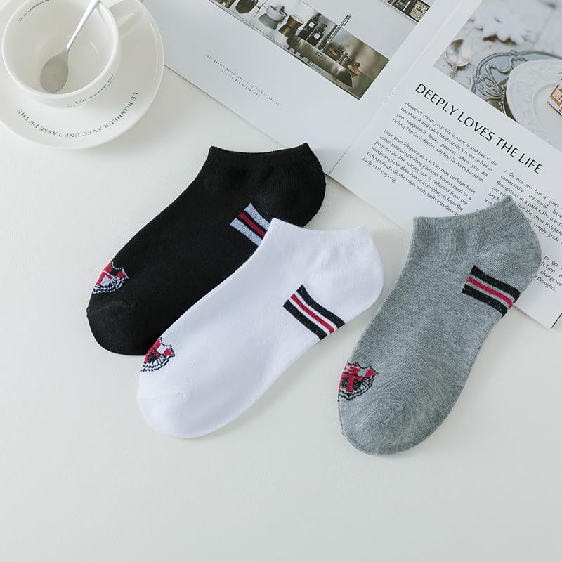 6 Pairs Mens Ankle Socks Low Cut Breathable Casual Socks Lightweight Soft Sock