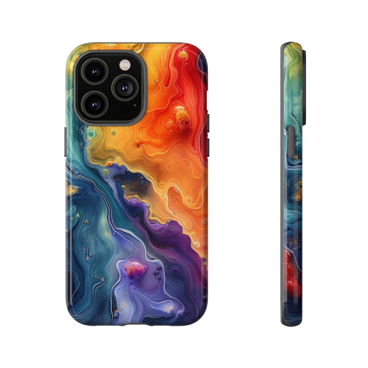Coque iPhone 14 Pro Max abstraite rigide anti rayures