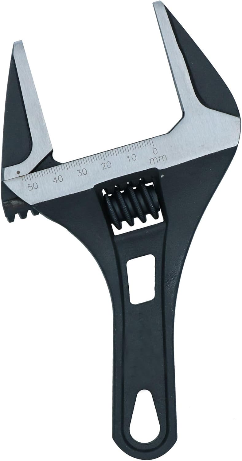 Super Wide Slim Jaw Stubby Wrench Adjustable Pump Union Spanner 0 – 54mm