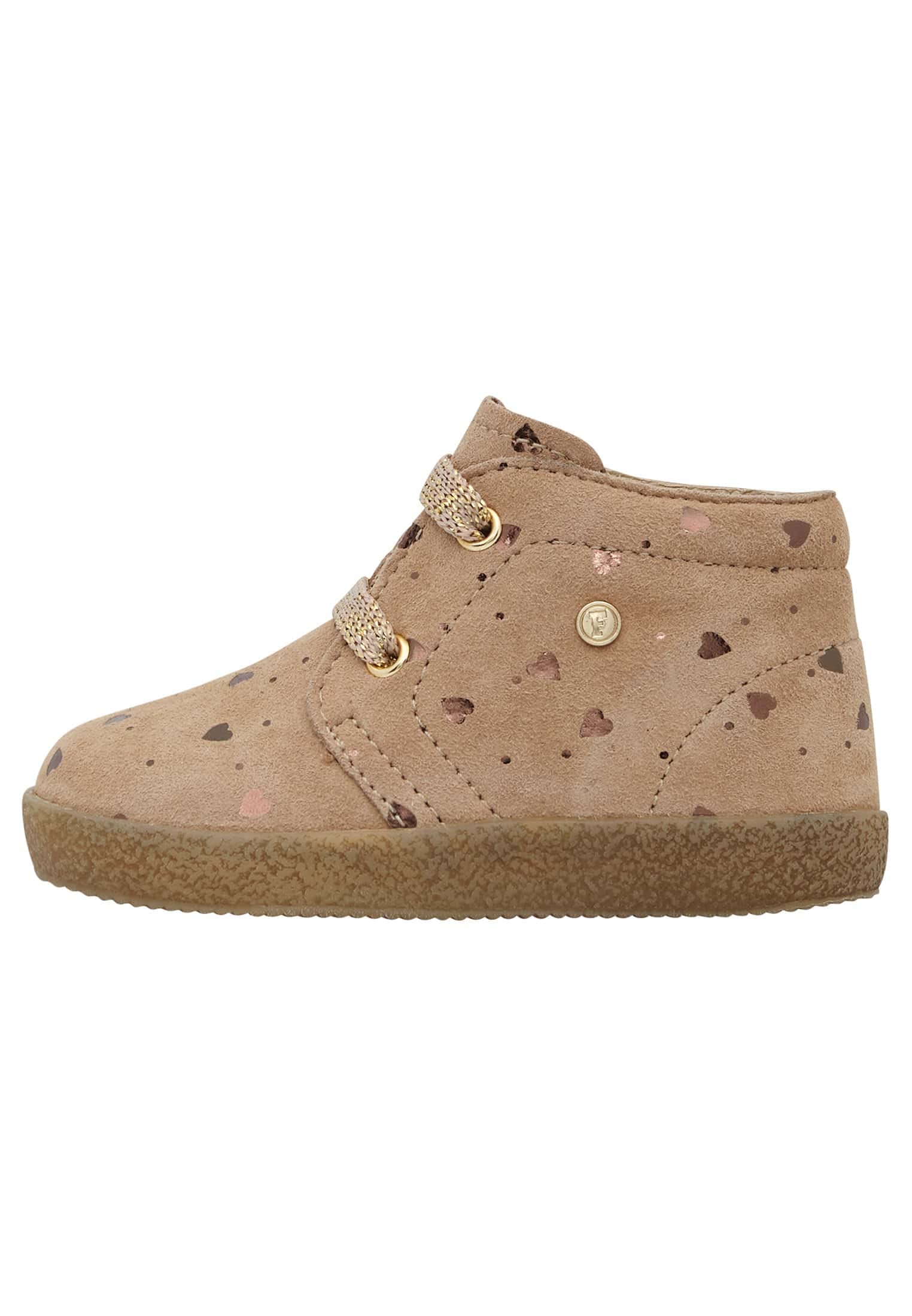 Falcotto Conte-Scarpe in Suede con Stampa Cuoricini