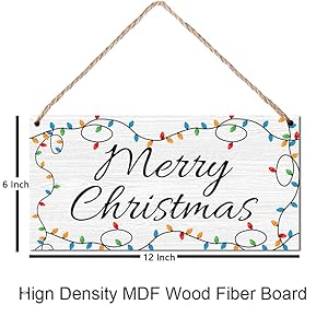 Christmas Door Sign Merry Christmas Wooden Hanging Decor Christmas Themed Winter Wood Sign Christmas Decor For Door Porch Home 6x12 Inch Christmas Door Sign Merry Christmas Wooden Hanging Decor Christmas Themed Winter Wood Sign Christmas Decor For Door Porch Home 6×12 Inch