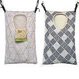 HDHYK Adjustable Space Saving Door Hanging Laundry Hamper Bag with Free Hanging Hooks,Door Hamper fo