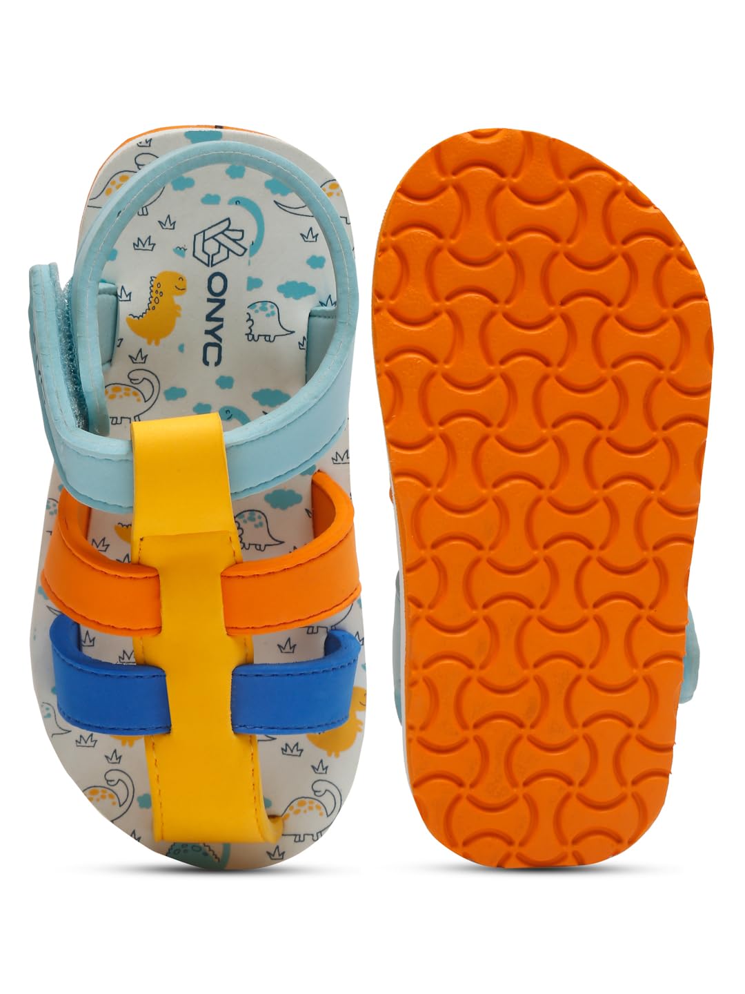 ONYC Premium Dino Sandals For Kids Boys - Multicolour (2 Years) (B0D81DZ7V9) Amazon Price History, Amazon Price Tracker