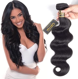 QTHAIR 16A Grade Brazilian Body Wave Human Hair Bundles (22",100g,Natural Black)100% Unprocessed Virgin Body Wave Human Hair Weave Brazilian Virgin Hair Extensions