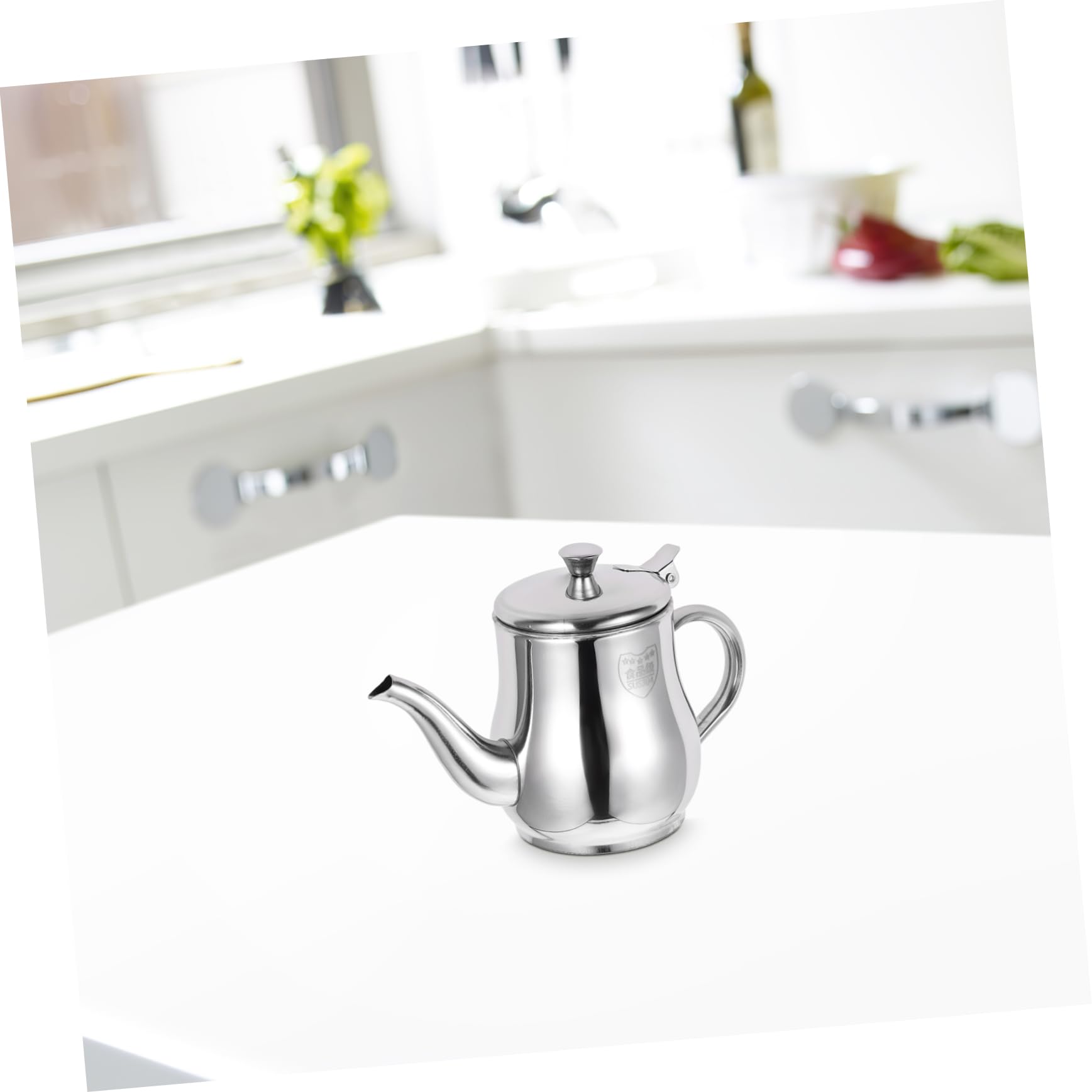 Filtro de Aceite de Cocina de Acero Inoxidable 13oz Plata | Separador de Grasa para Sopa, Filtración en Cocina, Reciclaje de Aceite y Limpieza Sencilla
