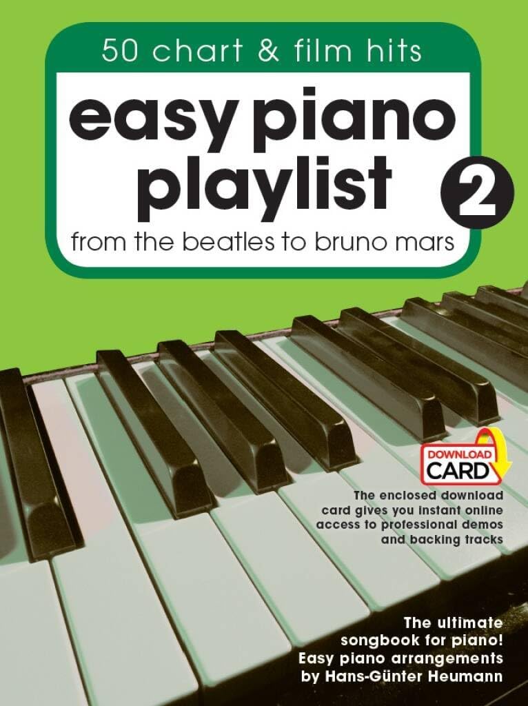 Easy piano playlist: volume 2 (book/audio download) piano+telechargement