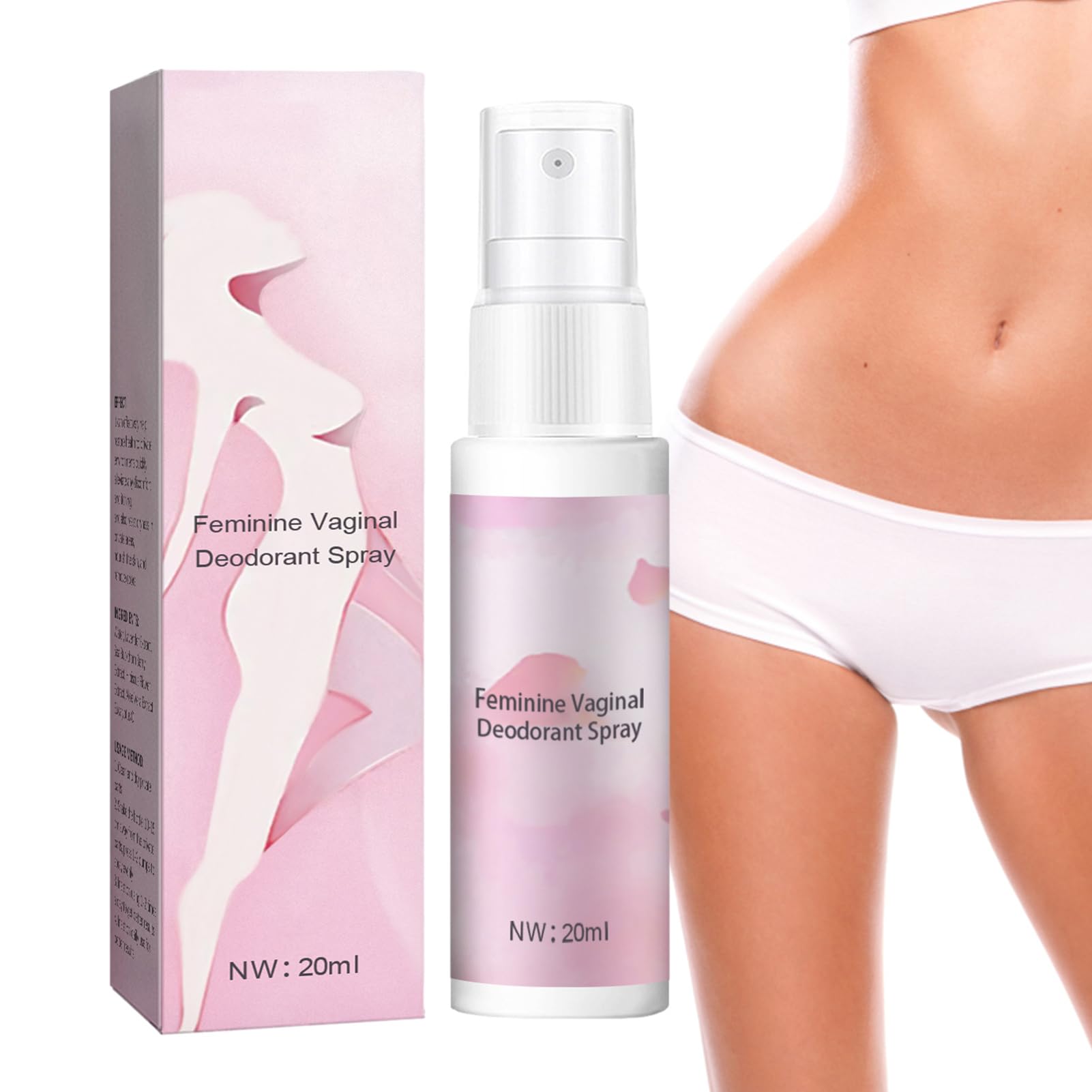 Gimocool Women's 20Ml Private Part Spray - Moisturizing Vaginal Care Spray - Odor Protection Intimate Part Spray, Dryness, Natural Plant Spray For Odor & Itching Relief