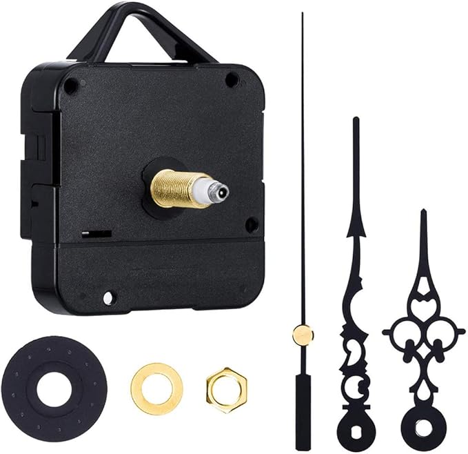 High Torque Silent Quartz Clock Movement Mechanisms with Hands Battery Powered, Wall Clock