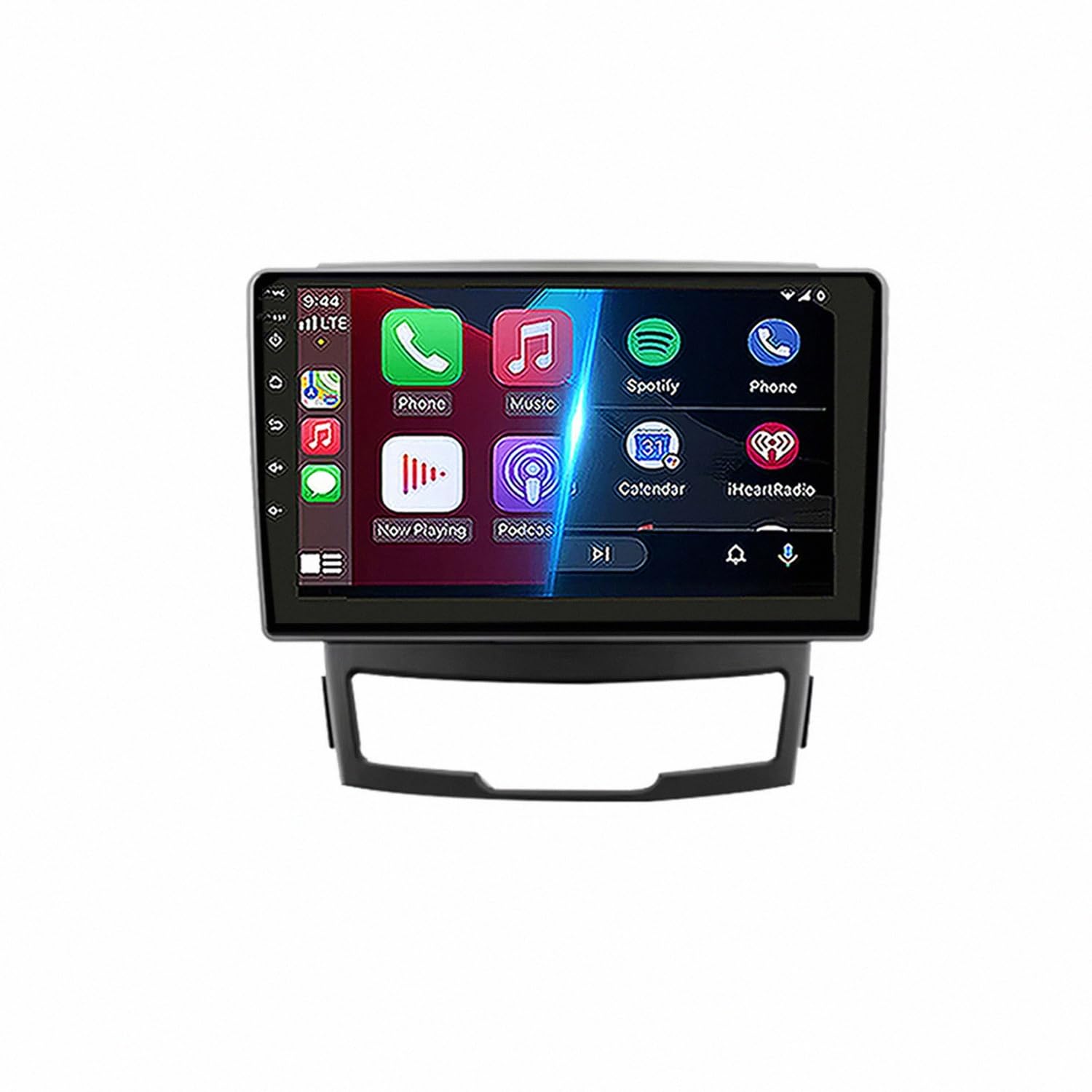 Navegador GPS con Android Auto para Korando 2010 y doble cámara de alta definición 8