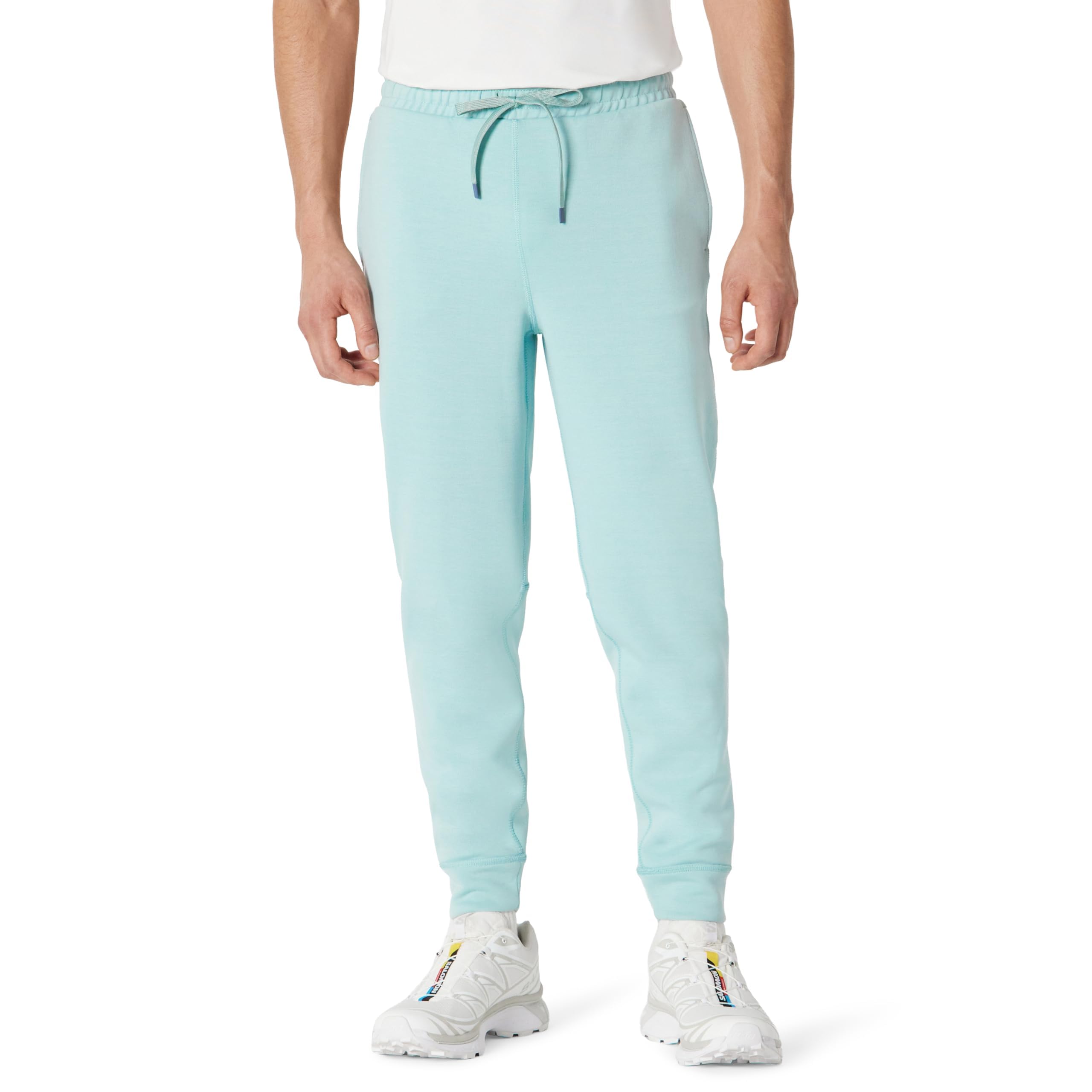 Amazon Essentials Herren Jogginghose Trainingshose Sporthose, Relaxed Fit Lang Atmungsaktiv mit Taschen, Hellblau, XL