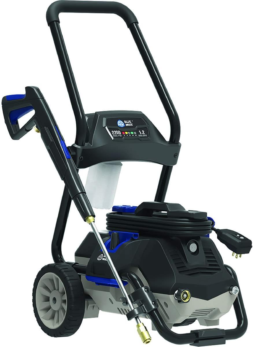 AR Blue Clean Brushless Induction Motor Providing 2200 PSI Electric Pressure Washer