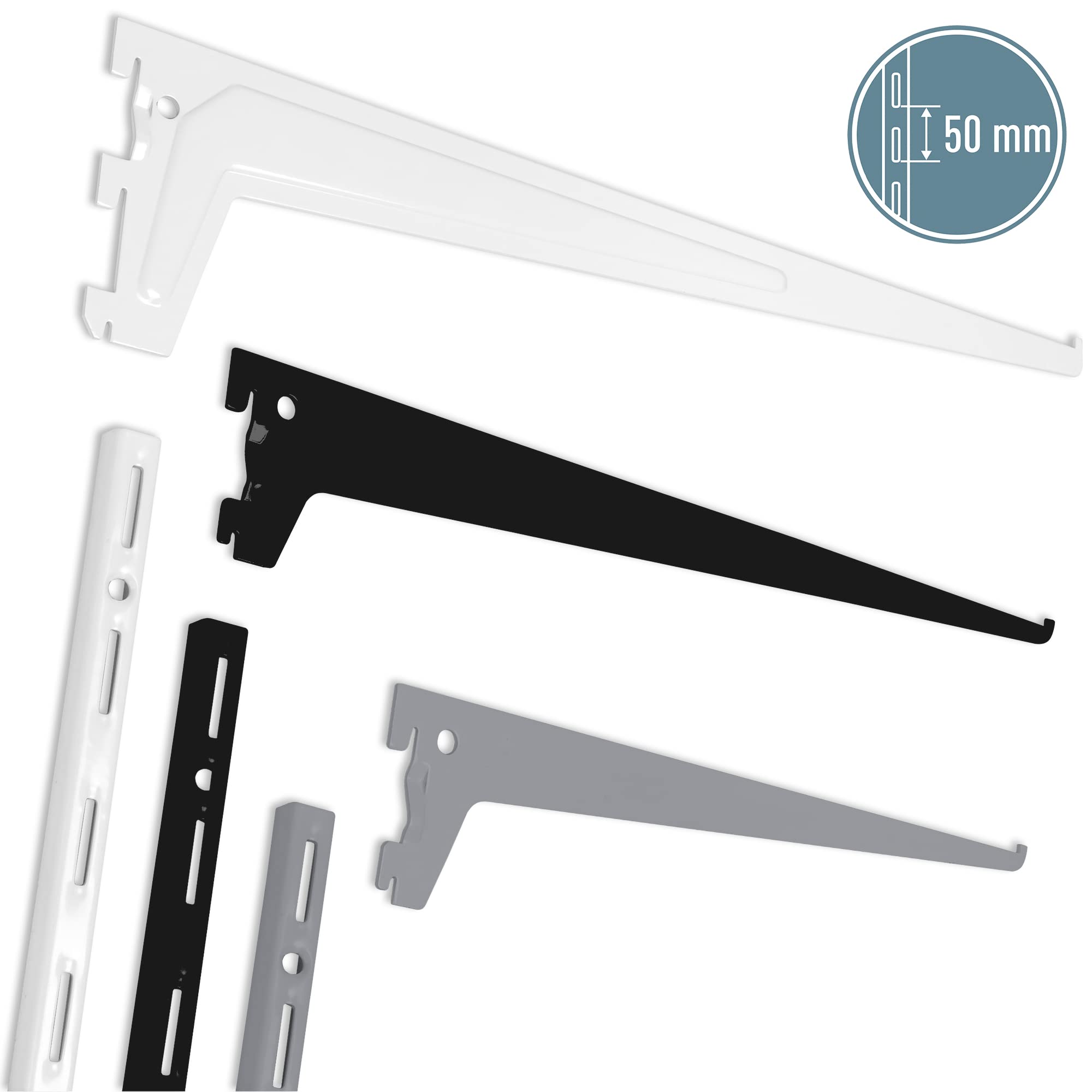 20 Console Scaffale Regal Angolo Bianco Supporto Piano - Foto 6