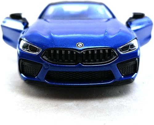 Miniatura 7 de KiNSMART BMW M8 Competition Escala 136 5 pulgadas, modelo de metal fundido a presión Super Car con acción de retroceso (azul)