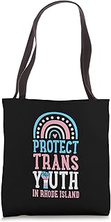 Protect Trans Youth In Rhode Island Transgender Ally Voter Tote Bag