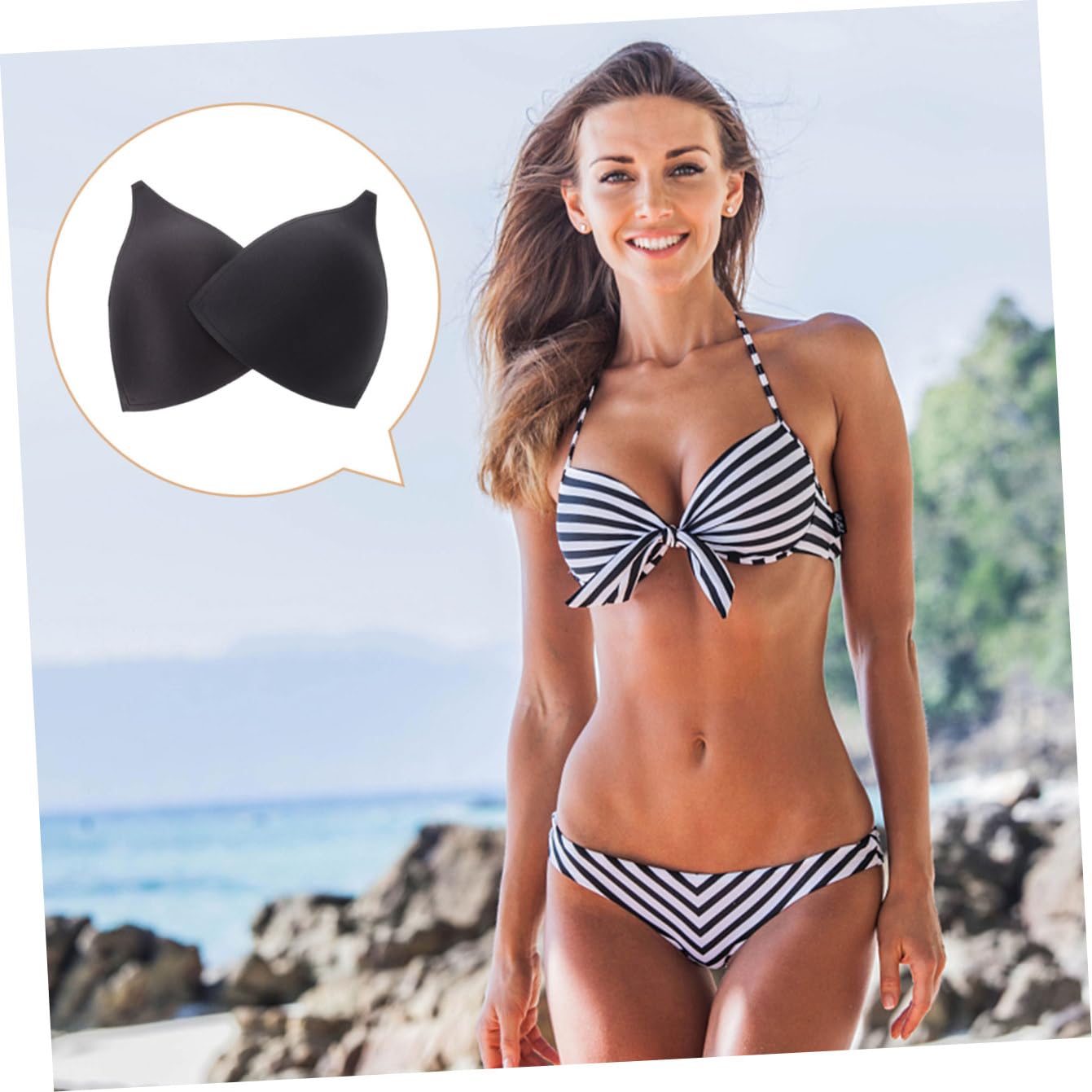 Beaupretty Ropa Interior Almohadillas Para El Pecho De Sujetador Copas Insertos De Almohadilla Para Sujetadores Deportivos Relleno Para Sujetadores Insertos De Copa Para