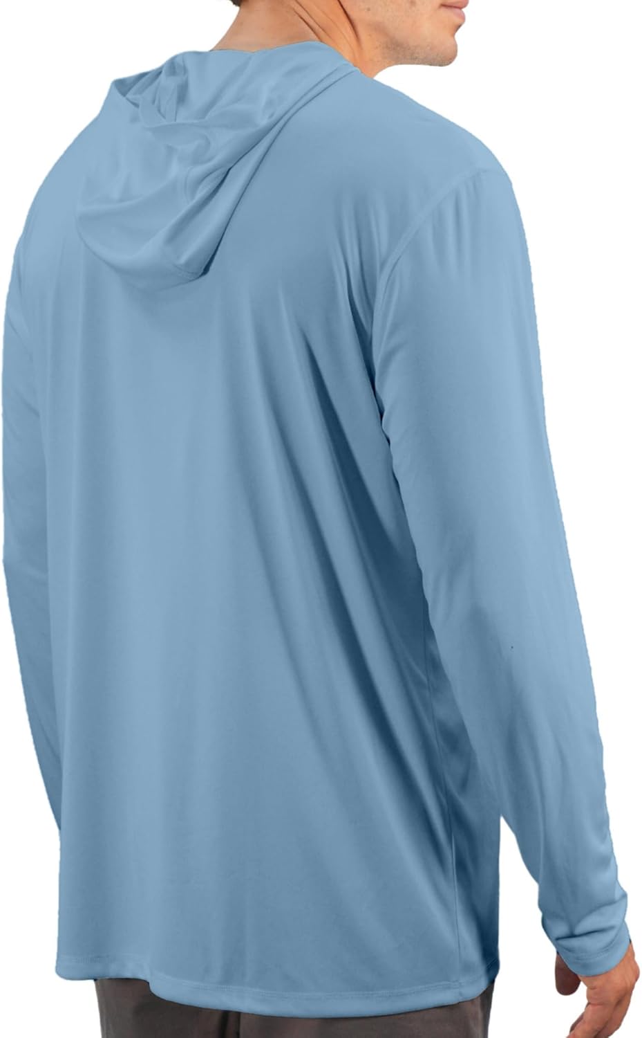 Reel Life UV Long Sleeve Hoodie – Jax Beach Mens Long Sleeve Sun Protection Shirts with Hood