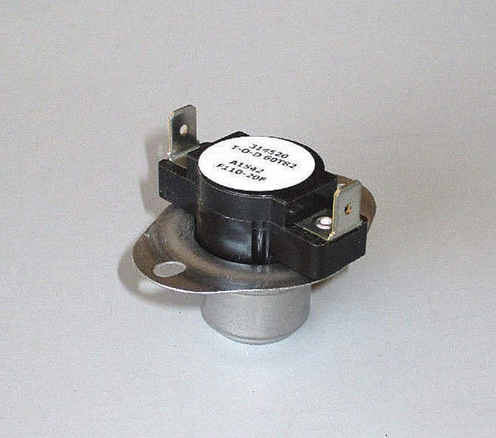 Amazon.com: LTD Coleman Evcon Furnace 110 F110-20F Disc Fan Switch 7660-328  7660-3281 4066-3281