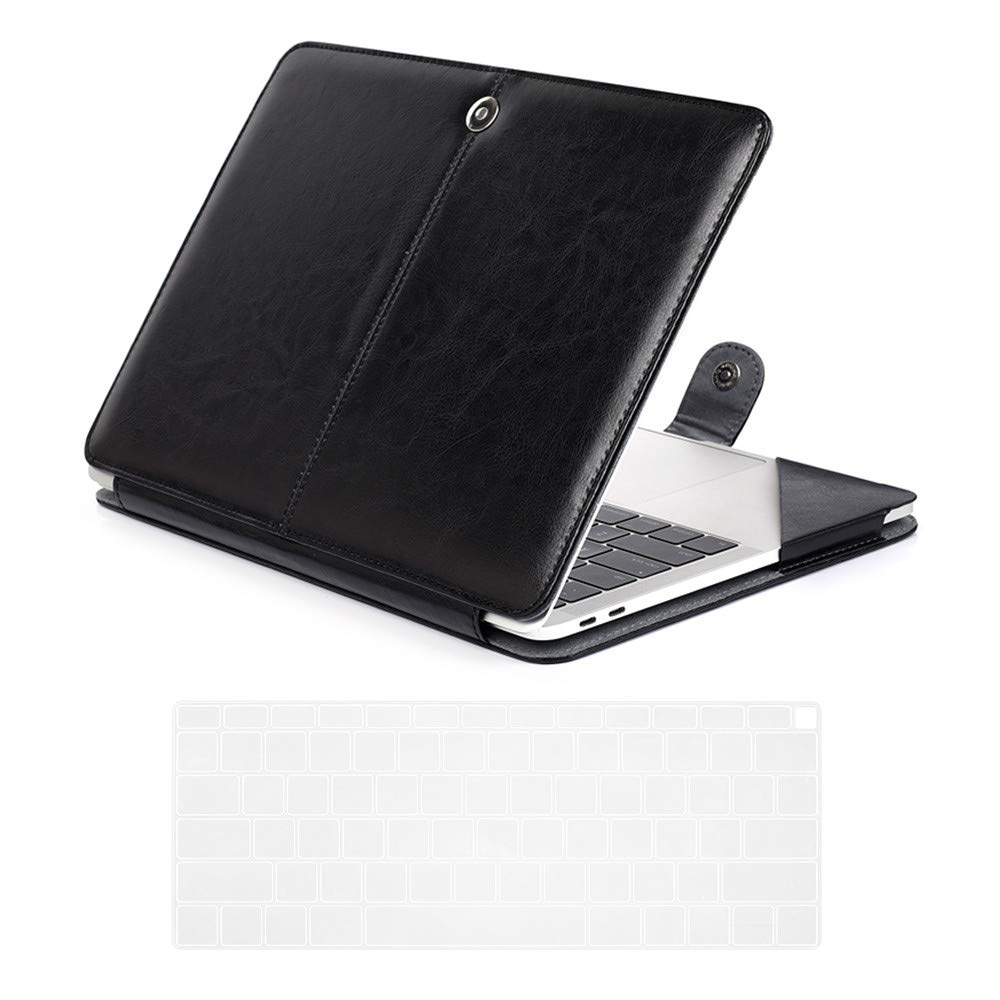 TYTX Compatible With MacBook Air 13 Inch Leather Case 2021 2020 2019 2018 Release M1 A2337 A2179 A1932 Retina Display Touch ID,Protective Leather Case