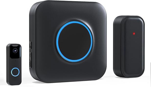 Satisure Wireless Doorbell Chime Video Doorbell Extender - Compatible with Blink Video Doorbell and Blink Video Doorbell 2nd Gen 1 Video Doorbell Extender 1 Receiver