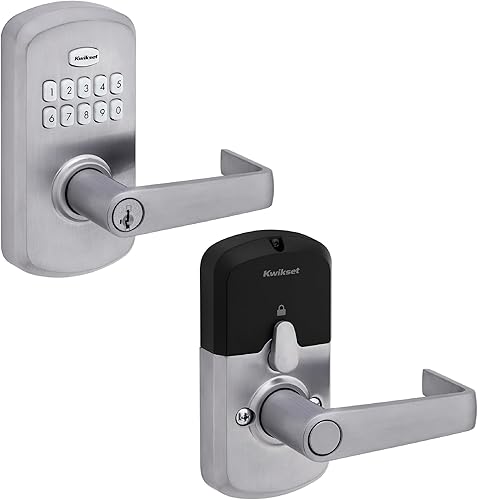 Miniatura 17 de Kwikset SmartCode 955 Pembroke Light Commercial - Palanca Electrónica con Teclado de 10 Botones, con Práctica Entrada sin Llave, 3 Años de Duración