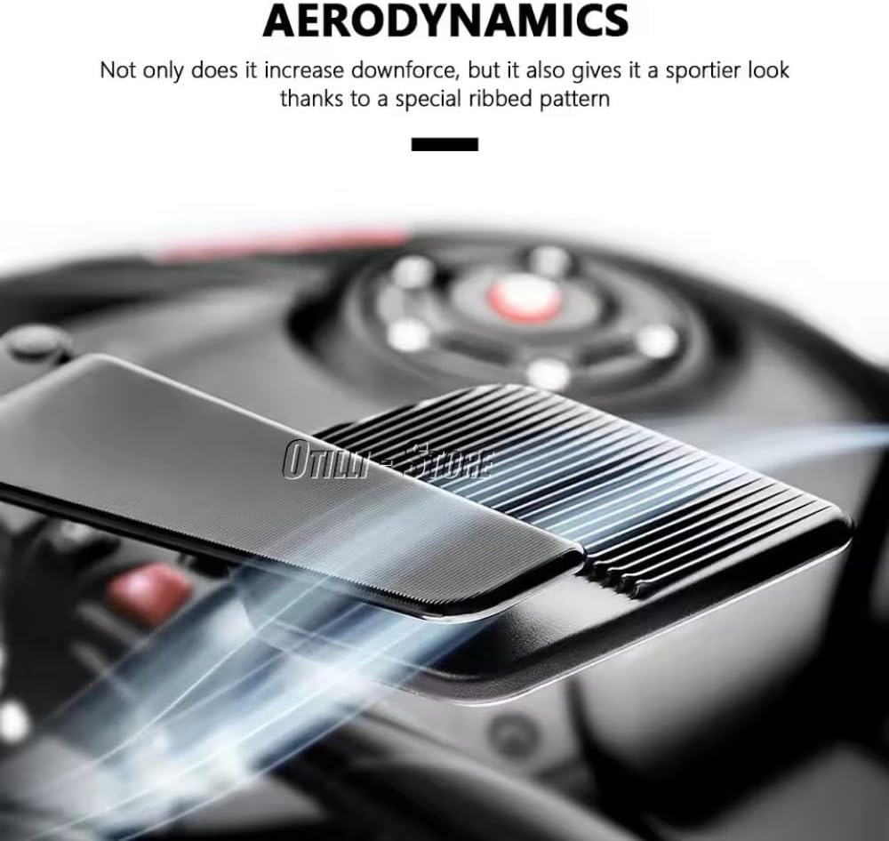 Motorcycle Winglet Side Mirrors Fits for YAMAHA MT03 (2016-2025)/MT07 (2014-2025)/MT09 (2013-2025)/MT09 SP(2018-2025)/MT-10 (2017-2025)/MT10 SP(2017-2025) Handlebar Mount Rearview Mirrors