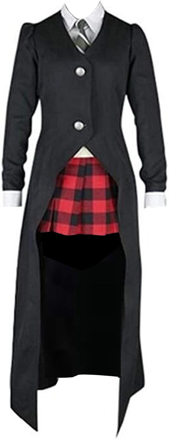 Poetic Walk Womens Cosplay Costume Cloak Vest School Uniform Suit Halloween Outfit