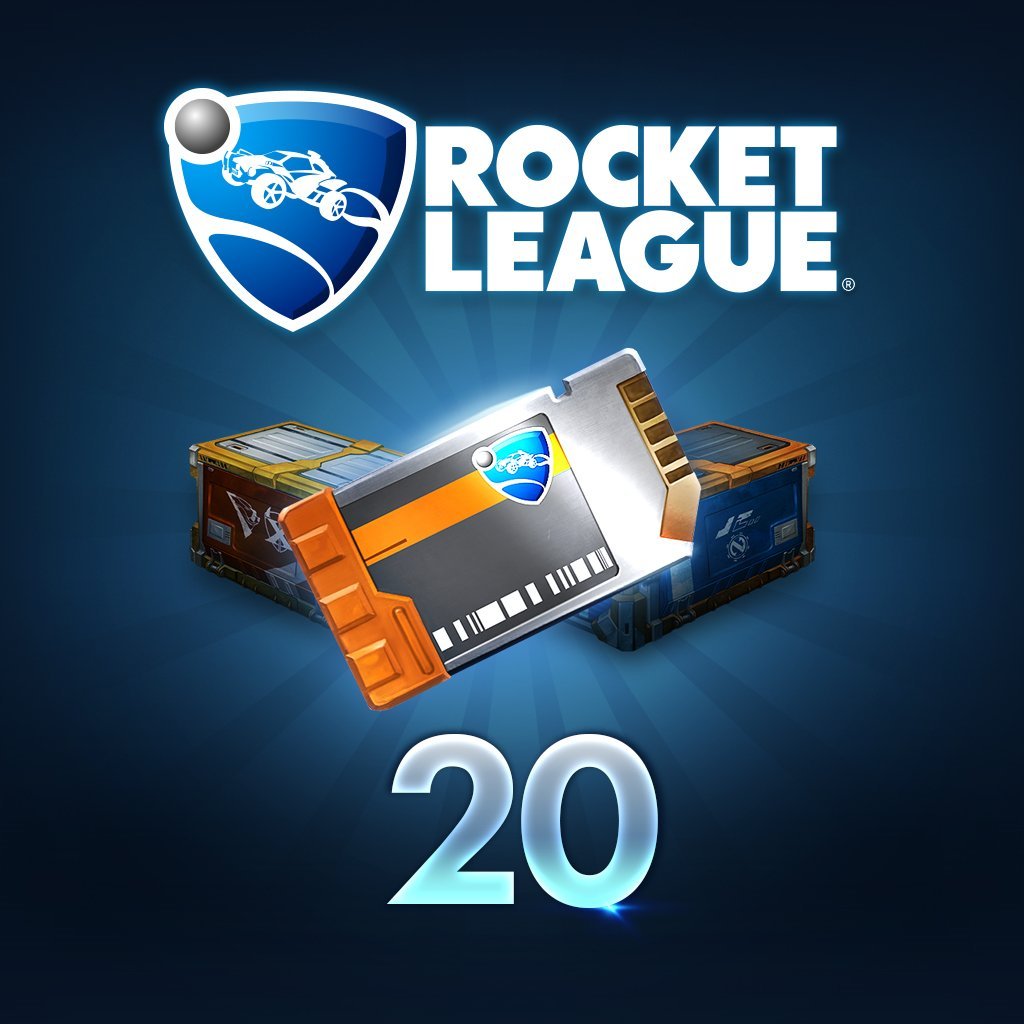 Rocket League: Rocket League Crate Unlock Key X20 - PS4 [Digital Code]
