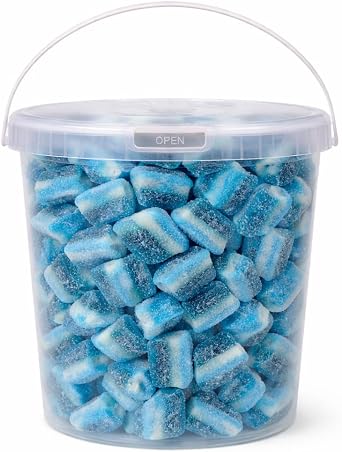 Blue Slice Bucket 500g | Exploded Sweets