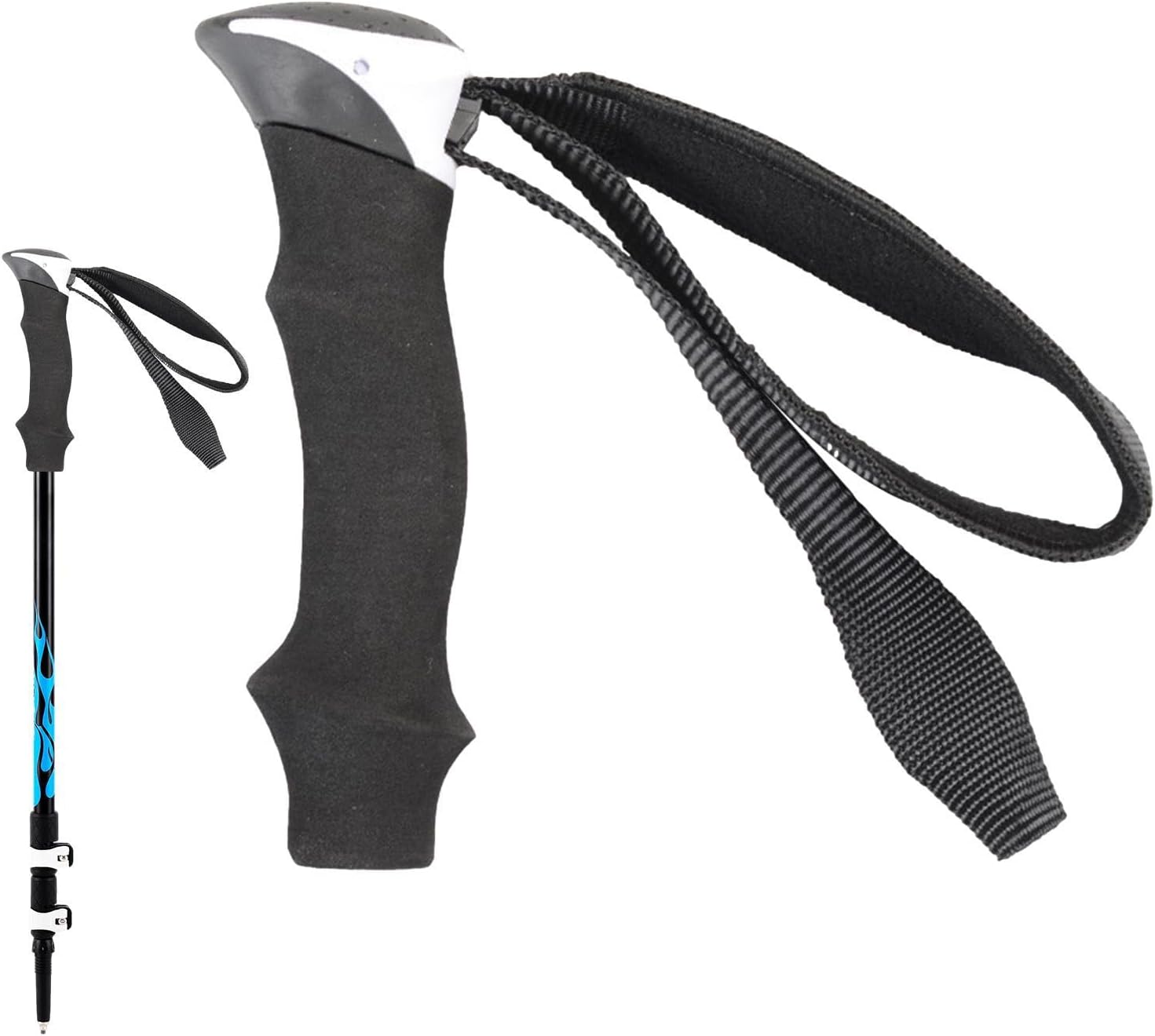 Ski Pole Grip, Ergonomic Comfortable EVA Foam Grip