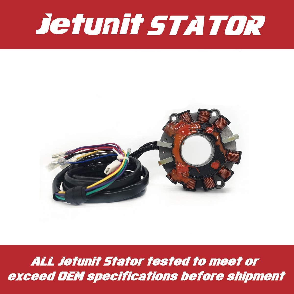 Stator for Polaris Jet-Ski 4010403 4060128 4060175 Watercraft 1996-1997(SL 900) 96-98(SLTX) 97(SL 1050) 98(SLXH)