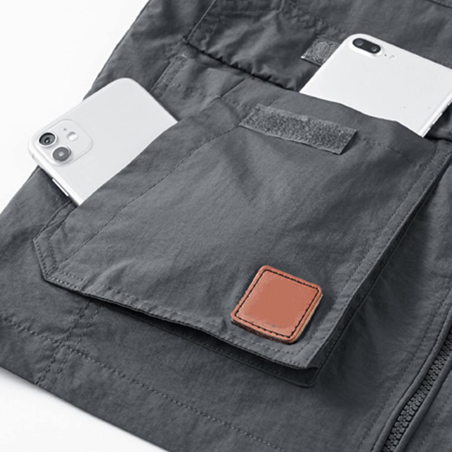 Chaleco Multibolsillos para Hombre Chaleco Transpirable Sin Mangas Chaqueta Casual Pesca Fotografía Chaleco Viaje