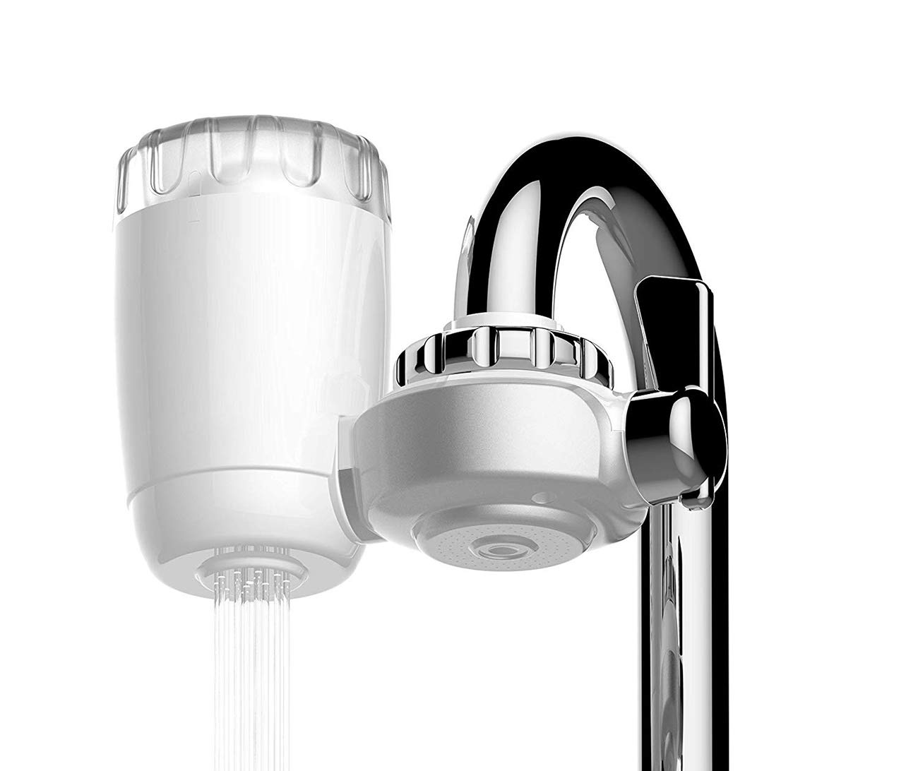 GUTSBOX LongLasting Faucet Water Filter, Tap Water Filter, Removes