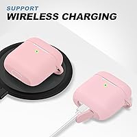 Vista 698 de Funda para AirPods Pro con kit de limpieza, funda de silicona suave para Apple AirPod Pro de 1ª/2ª generación, accesorios de funda AirPods Pro/Pro 2