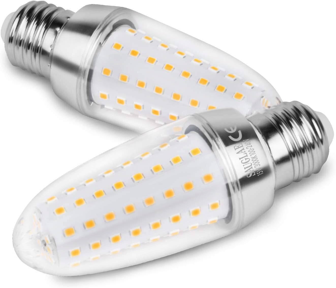 SAUGLAE 15W LED Light Bulbs, 120W Incandescent Bulbs Equivalent, 3000K Warm White, 1700Lm, E27 Large Edison Screw LED Lights, Pack of 3 - Image 4