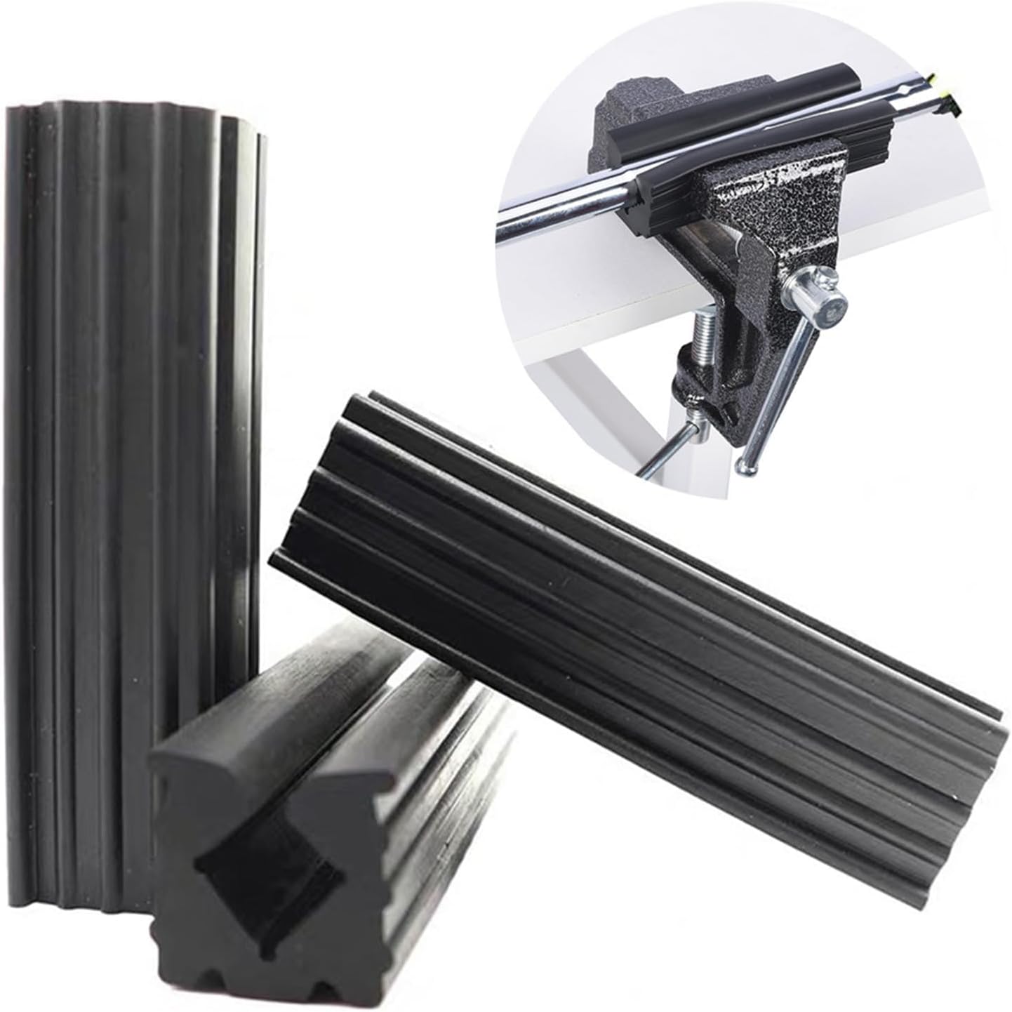 ゴルフ グリップ 交換 キット - 携帯用グリップバイスクランプ4点セット - ポータブル ラバー スリーブ リムーバー 工具 ゴル