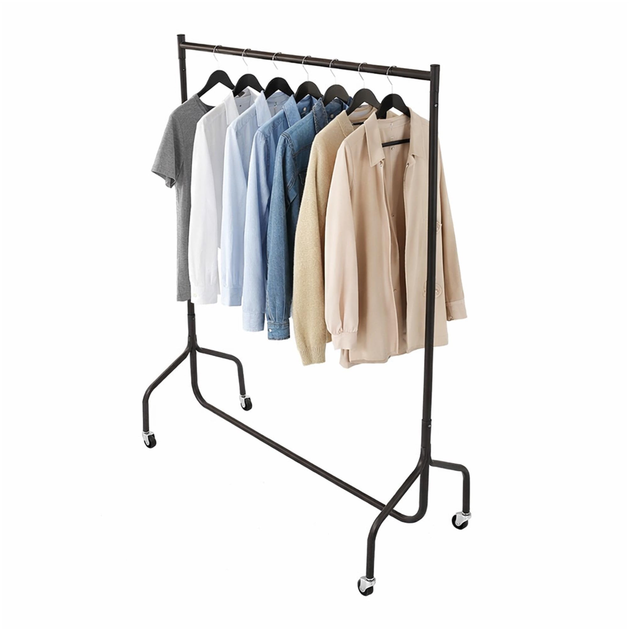 Oypla 3ft Garment Clothes Rail Super Heavy Duty All Metal Black