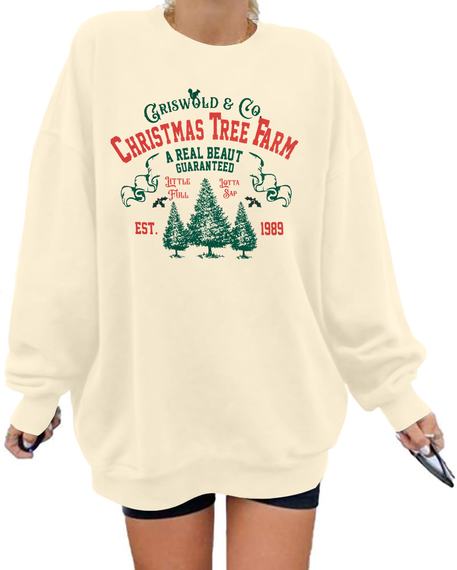Christmas Sweatshirt Women Oversized Merry and Bright Sequin Shirt Xmas Gift Sweaters Christmas Vacation Long Sleeve Tops