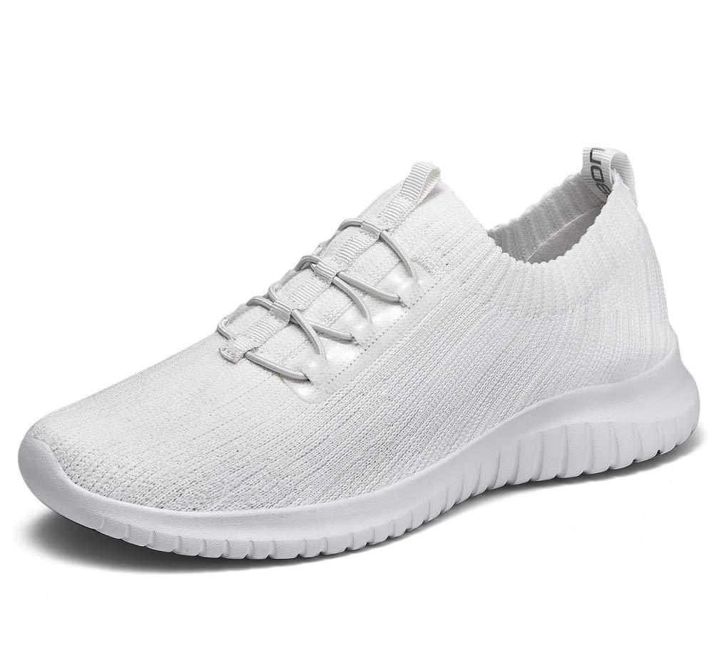 TIOSEBON Damen Laufschuhe sportlich Casual Mesh Schuhe Atmungsaktiv Leichtgewichtig Turnschuhe