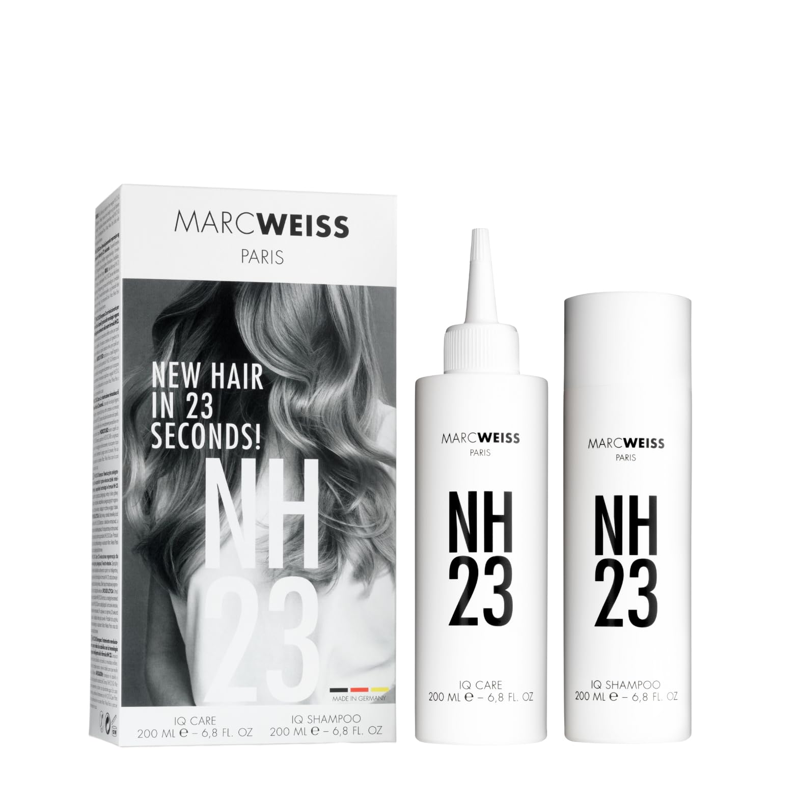 Marc Weiss NH23 Repair Kit IQ Shampoo IQ Care 6 8 fl oz Each Advanced Hair Repair System