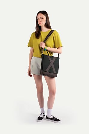 KAFT Unisex Dikey Postacı Çantası Methone