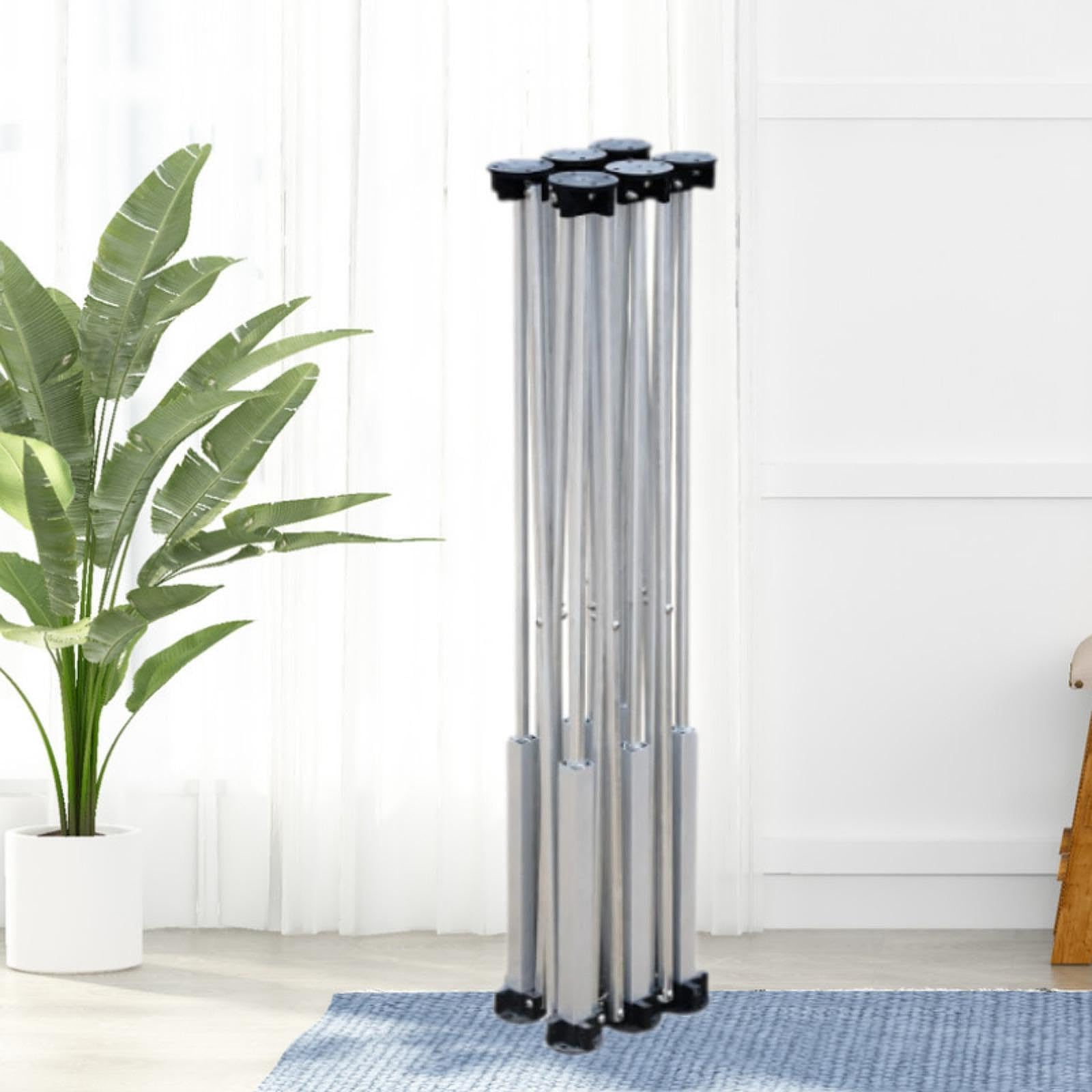 Caballete Portátil Soporte Multifuncional Banco de Trabajo Mesa Plegable Extensible de Aleación de Aluminio Fácil Transporte Adecuado para Ferias Tall