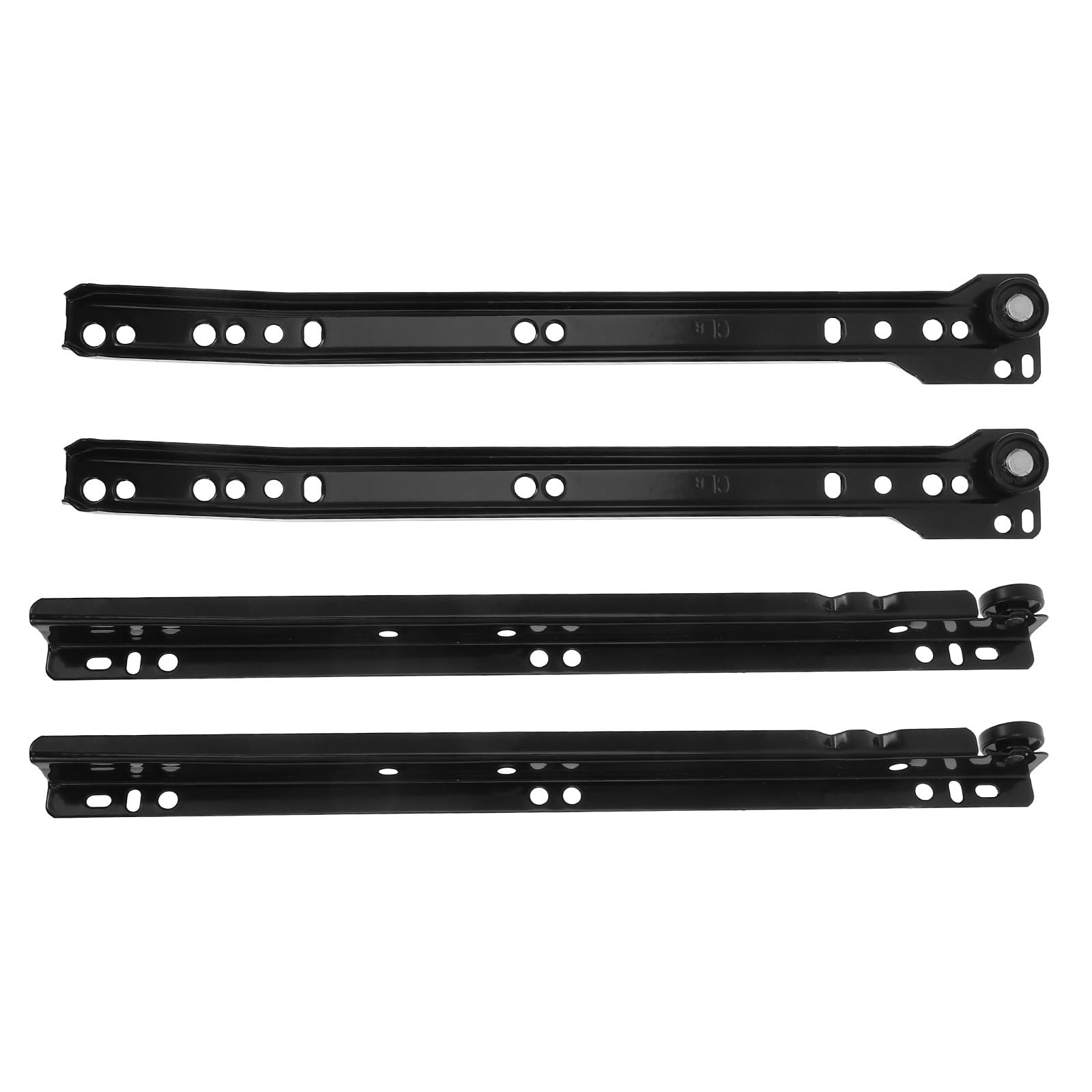 Jvnalwnkv One Color Cabinet Drawer Slide Rail，Stainless Steel Rail, Center Mount Slides Bottom Design For Replacement Easy Installation