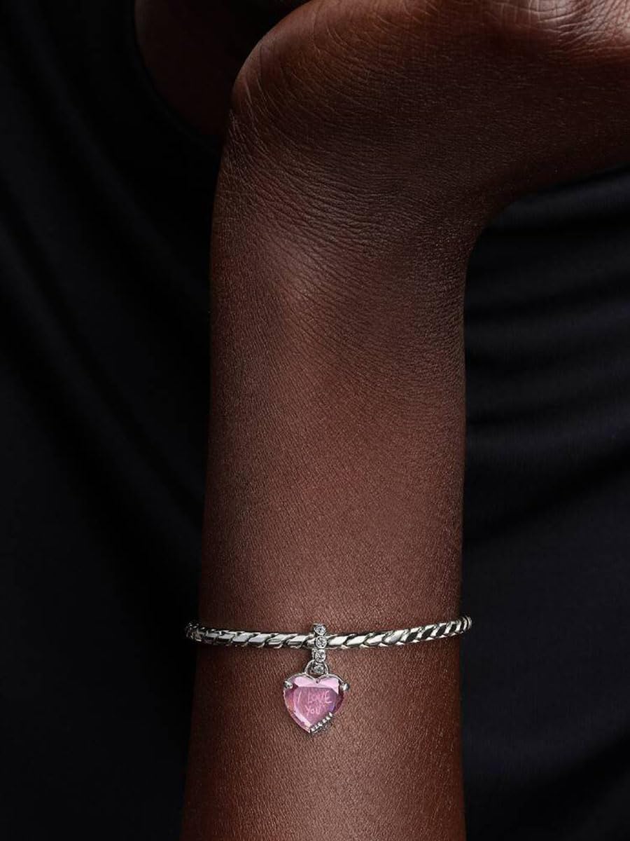 PANDORA I Love You Mom Dangle Charm 794464C01 Charm Anhänger