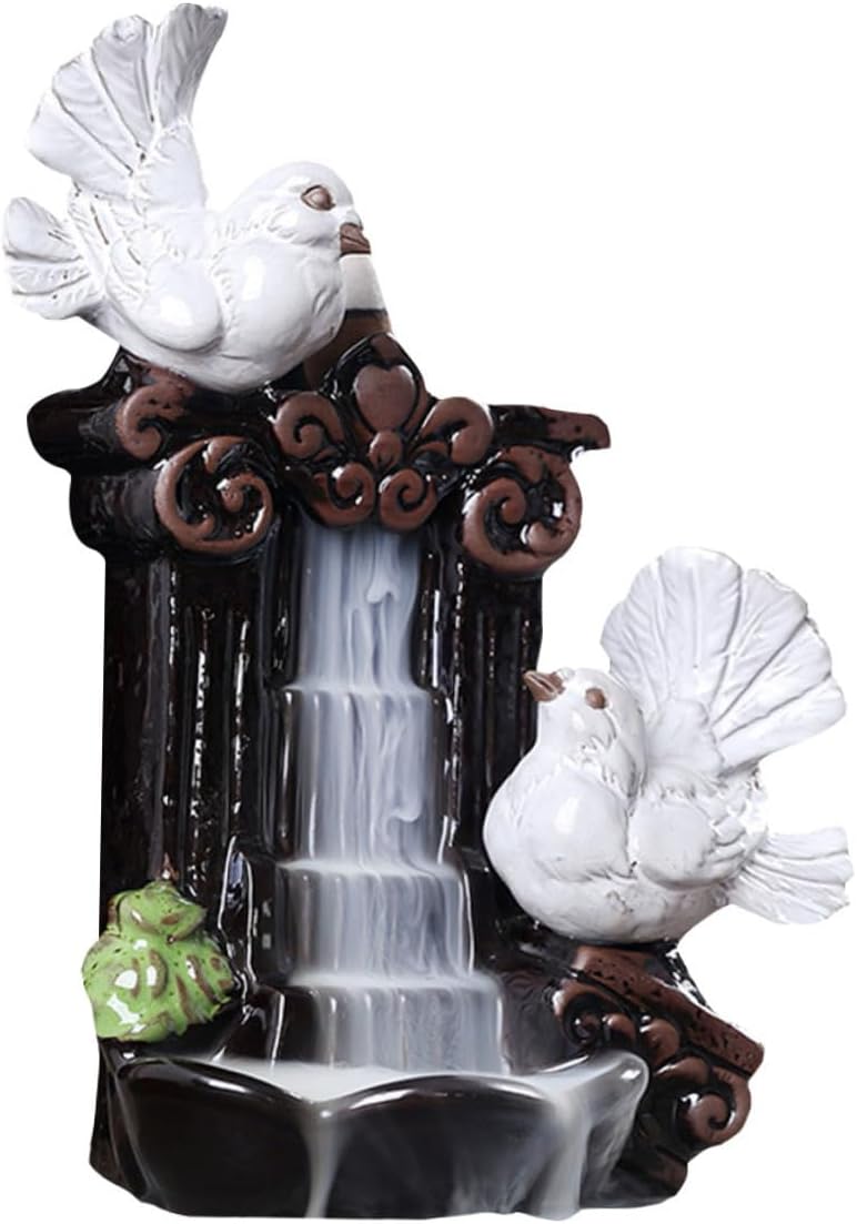 Ceramic Pigeon Incense Holder Aromatherapy Burner Indoor Home Censer Ornament Office Desktop Zen Decoration